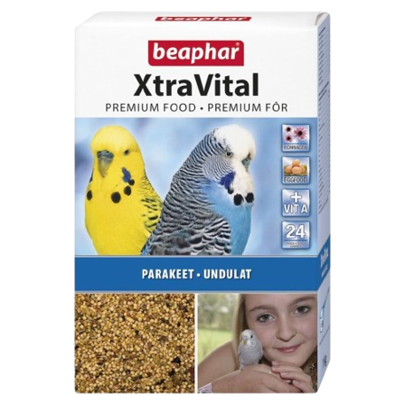 Beaphar - XtraVital Undulat 1kg - Fuglemat & fuglefôr - Fuglepellets - ZOO.no