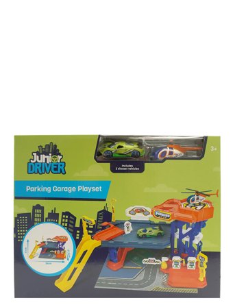 Junior Driver Parking Garage Playset Patterned AMO