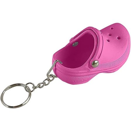 Mini Croc Sko Nøglering, Mini Sko Nøglering Skole taske Vedhæng Slips Nøglering Vedhæng Gave Fashionabel Dekorativ Nøglering