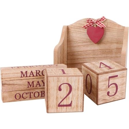 Puukalenteri Ikuinen kalenteri Puupalikka Päivittäinen kalenteri valokuvarekvisiittaa varten Toimisto Kotitalous Työpöydän sisustus