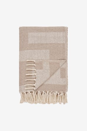 House Nordic - Peitto Adana - Beige - Torkkupeitot - - Homeroom