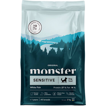 Monster Pet Food - Dog Original Sensitive White Fish Alle raser 17 kg - Hund - Hundefôr & hundemat - Tørrfôr for hund - ZOO.no
