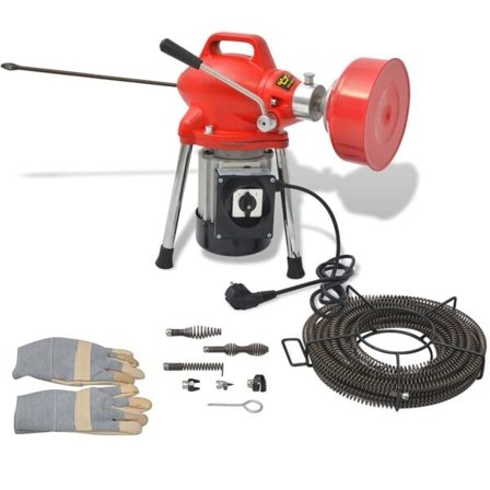 vidaXL Rensmaskin 250 W 12,5 m x 16 mm 4,5 9,5