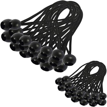 30 stk. gummistropper, presenningsgummistropper, gummistropper, gummistropper til lysthus, presenning, camping (200 mm og 150 mm)