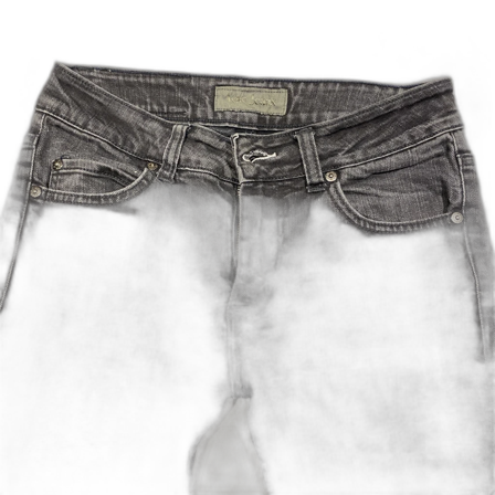 Lågmidjade gråa jeans från Acne