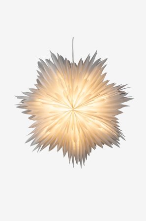 Konstsmide - Papirstjerne hengende 80cm - Hvit - Adventsstjerner - Fra Homeroom