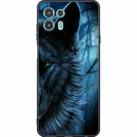 Motorola Edge 20 Lite Svart Skal Wolf / Varg