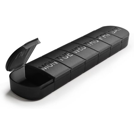 Daglig pilleboks - Bærbar medisinboks - Ukentlig pilleorganisator - Én gang om dagen pilleboks - Pillebeholdere