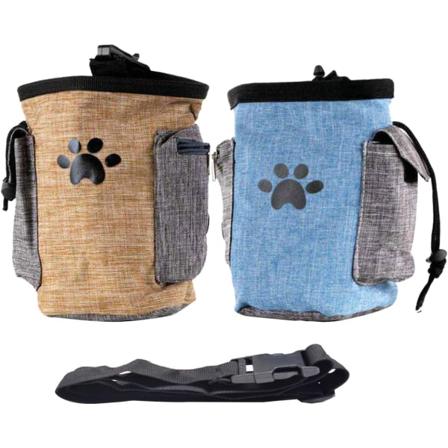 2PCS Vanntett Hundepungpose Bærbar Hundegodbitpose Hundetreningspose