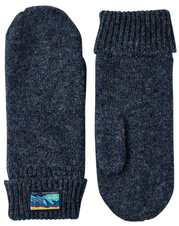 Hestra Raggwool Mitt Navy