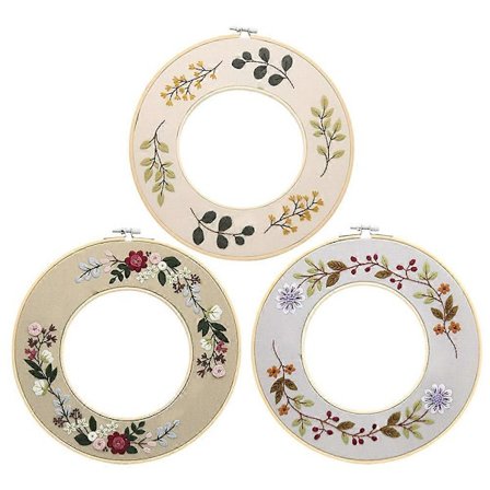 3 Sett DIY Manuell Broderi Håndverk Brodering Hengende Håndverk for Stue