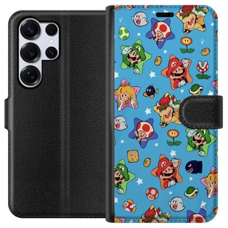 Kompatibelt Plånboksfodral till Samsung Samsung Galaxy S25 Ultra Nintendo Mario Mönster Switch Spel
