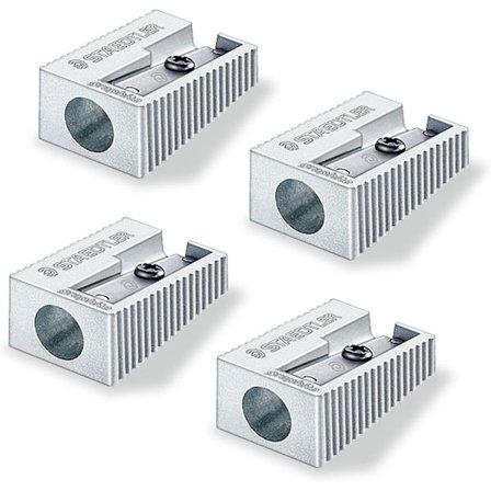 Enkelt Hål Kvalitets Aluminium Pennvässare (4)