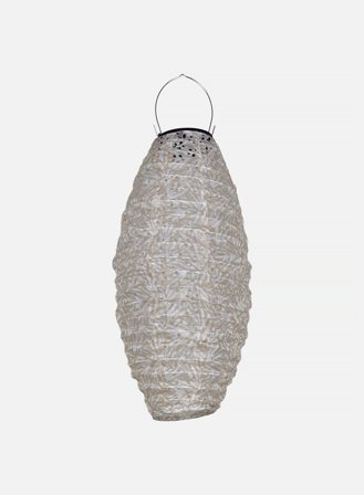 Lanterne solcelle cocoon - beige