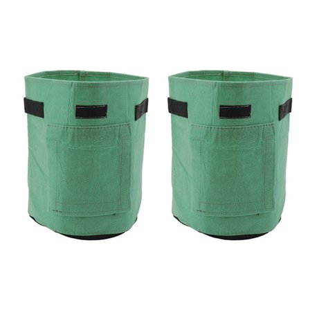 Plantekasser til haven, tykke nonwoven-poser til kartofler, tomater og andre grøntsager, grøn M