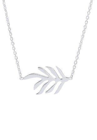 Drakenberg Sjölin Autumn Leaf Single Necklace Halsband Dam Silver ONESIZE