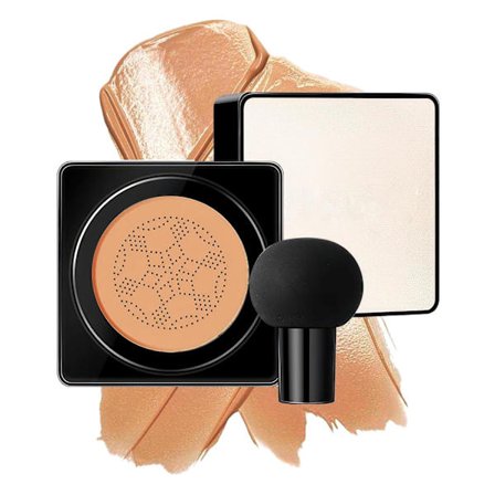Air Cushion CC Cream, Langvarig Vanntett Mushroom Head Foundation med Full Dekning, Fuktighetsgivende Sminkebase for Alle Hudtyper