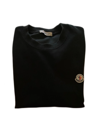 Svart Moncler tröja med logga