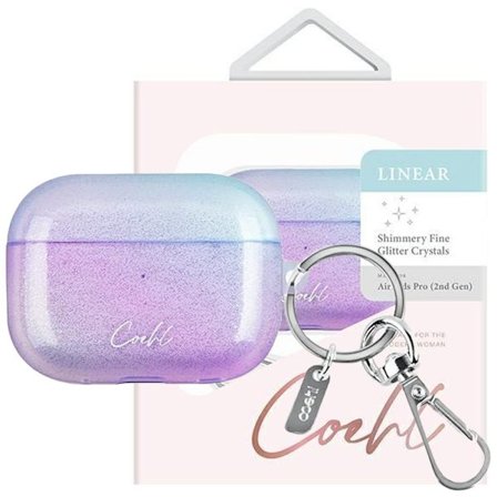 Uniq Coehl Linear-deksel for AirPods Pro 2 Stardust