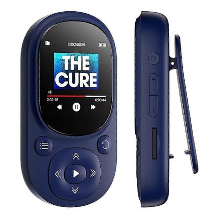 32GB Klipsikiinnitteinen MP3-soitin Kannettava musiikkisoitin Bluetooth Mp3 Mp4-soitin FM-radiolla Tallennus askelmittarilla bs