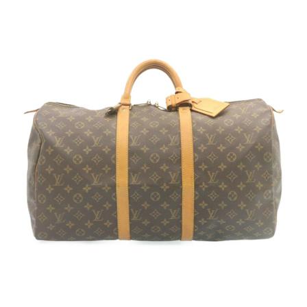 Louis Vuitton Vintage, Pre-owned Keepall 50 Grijs, unisex, Maat:ONE Size