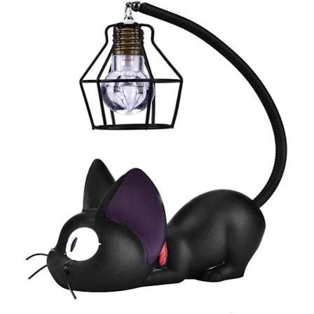 2024 Harpiks Kattelampe Kiki's Katte Bordlampe Kreativ Natlampe