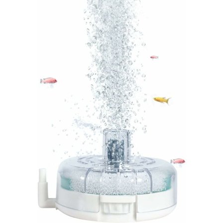 Akvariefilter med luftstein, svamp og biomateriale, stille for 10-25L tanker