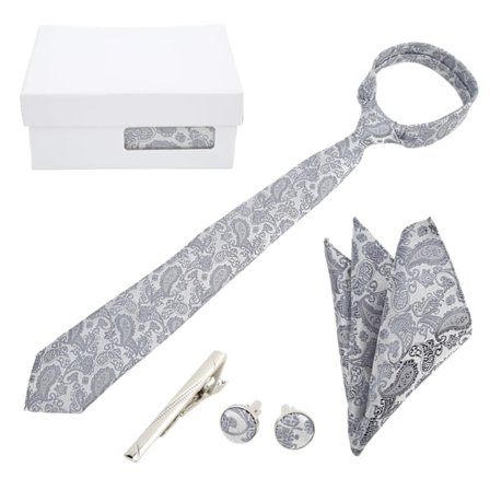6 stk. slips til mænd - Klassisk slipsesæt til mænd - Gaveæske med slips til forretningsmæssig formel kjole skjorte jakkesæt bryllup slips