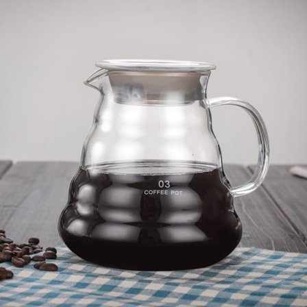 Håndbrygget Kaffekande Glas Kaffekande 800ML