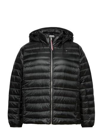Crv Feminine Lw Down Jacket Fodrad Jacka Svart Tommy Hilfiger