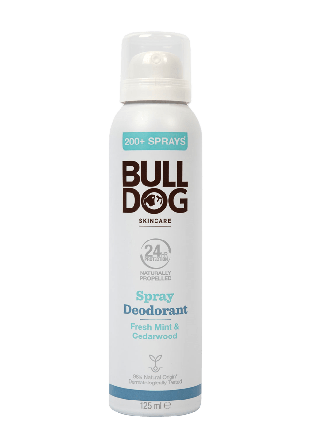 Bulldog Fresh Mint & Cedarwood Spray Deodorant Deo Herr 125ML