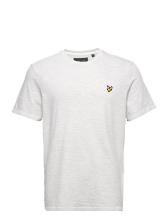Cotton Slub T-Shirt T-shirts Short-sleeved Valkoinen Lyle & Scott