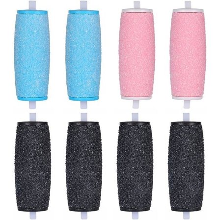 Pakke med 8 ekstra grove erstatningsruller til Scholl Velvet Smooth