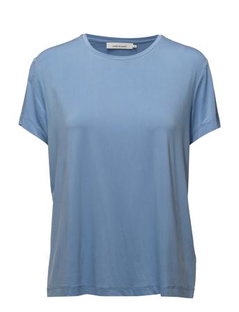 Siff Tee 6202 T-shirt Top Blå Samsøe Samsøe