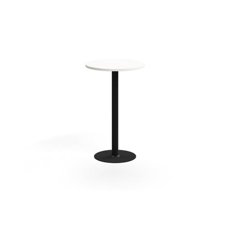 Bar table VERTICUS, Ø700x1100 mm, white/black