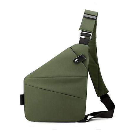 2024 Uusi Wander Varkaudenesto Matkalaukku Sling Laukku Matkalaukku-WELLNGS Army Green