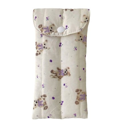 Stilfuld og praktisk brillepose, bærbar og nem at transportere, opbevaringsposer