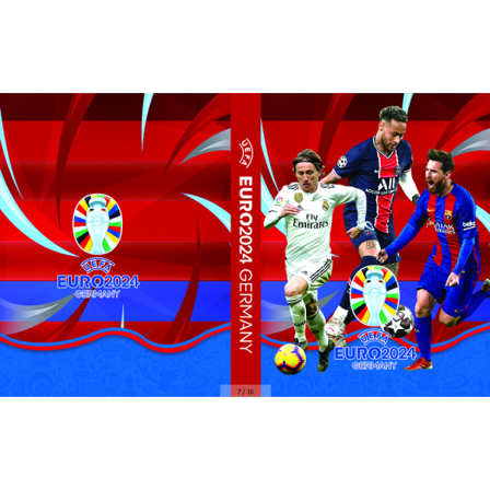 Samlingen av fotbollsstjärnekort rymmer 432 VM Messi Ronaldo-kort Jiugongge 3D Dynamic 2
