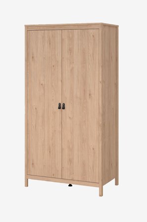 Tvilum - Madrid Garderob med 2 dörrar - Brun - Garderober - Från Homeroom