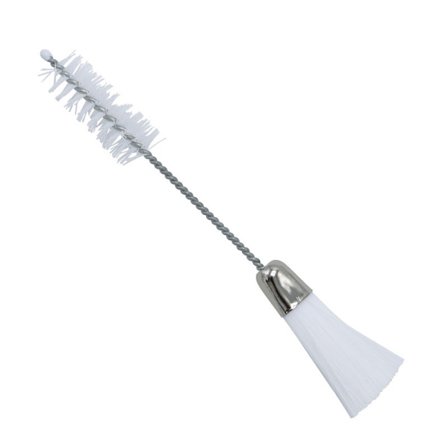 10 stk. rengøringsbørste til symaskine med 2 ender, nylon rustfrit stål rengøring kompatibel med bilcomputer tastatur og vedligeholdelse af symaskine 