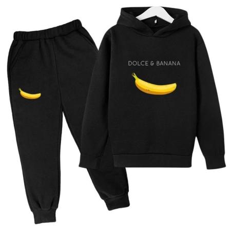 Dolce And Banana Vår och Höst Barn Pojkar och Flickor Casual Topp + Byxor 2-delad Tjejkostym 3-13 år Utomhusdräkt picture color1 140(125-135cm)