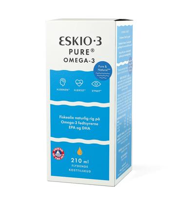 Eskio-3 Pure Omega-3 210 ml, Helse & Madvarer, Kosttilskud, Fiskeolie & Omega 3
