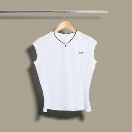 ICANIWILL SMASH PIQUE POLO WHITE finns hos Racqet