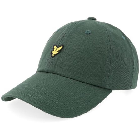 Lyle & Scott - Grön unconstructed Keps - "Baseball Cap Everglade Dad Cap " @ Hatstore