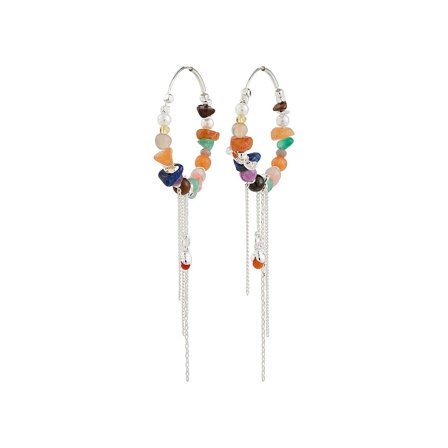 Pilgrim Øreringe Iris Multi Sølvbelagt, Tøj & Bolig, Smykker, Øreringe