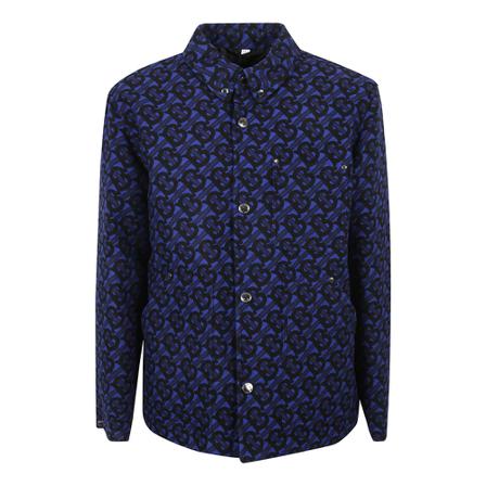 Burberry, Przegląd monogramu Niebieski, Mężczyzna, Rozmiar: M