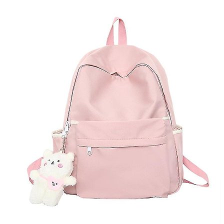 Nylon Rygsæk Skoletaske Stor Kapacitet