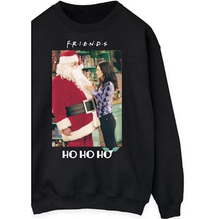 Friends Dam/Kvinnor Ho Ho Ho Sweatshirt XXL Marinblå