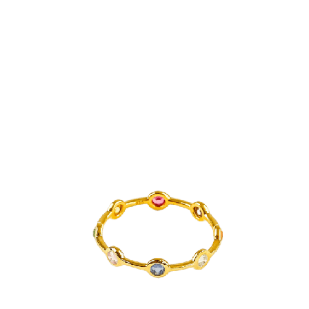 Syster P Treasure Shimmer Ring Gold Multi Ringar Dam Guld 6