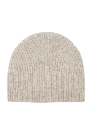 Wera Mössa i ull- och mohairmix BARBRO Mössor & hattar Beige ONESIZE